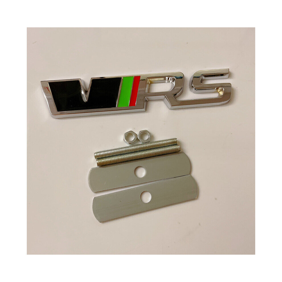 Vrs Front Grill Emblem Badge Kit For Skoda Fabia Octavia Silver 4754135867446