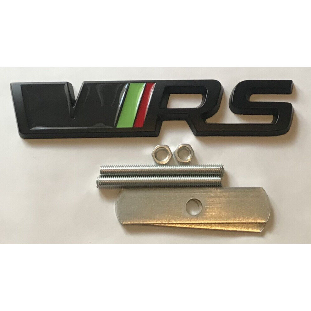 Vrs Front Grill And Rear Boot Badge Kit For Skoda Fabia Octavia Black 4754135867453
