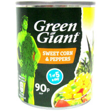 Green Giant Sweetcorn & Peppers 198g ( pack of 12 )