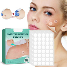 120pcs Skin Tag Remover Patches Hydrocolloid Corn Moles Wart Removal Pads