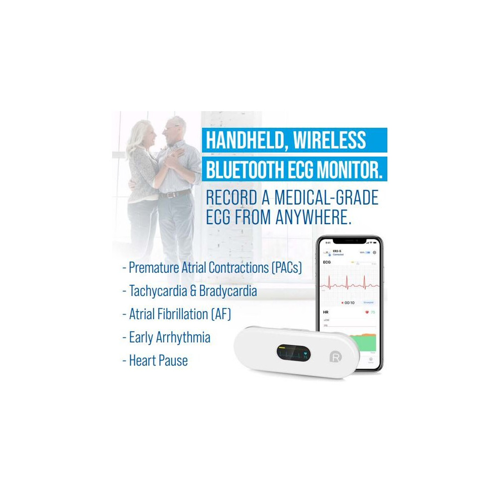 Personal ECG Monitor, Bluetooth Wireless Portable Heart Monitor