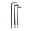 us pro US PRO Tools 9PC Multicoloured Extra Long Metric Ball End Hex Key Set 1.5 - 10mm 1634 3