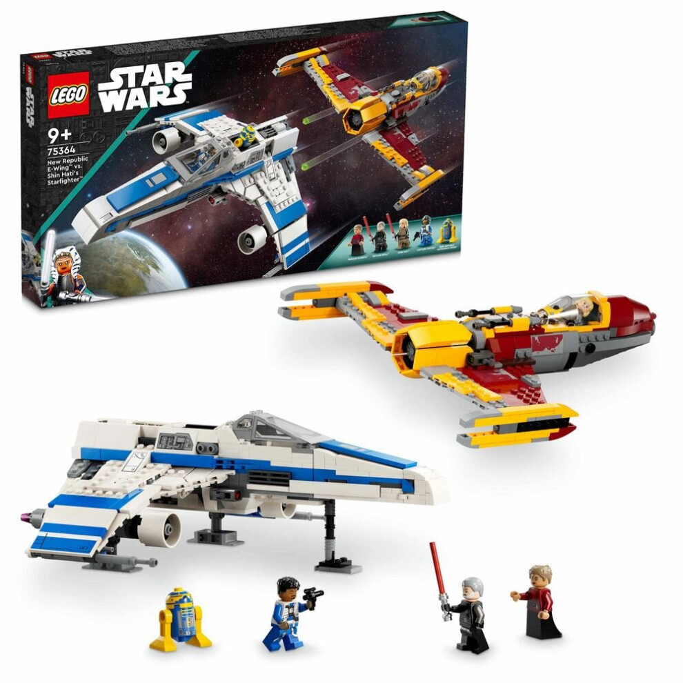 LEGO Star Wars New Republic E-Wing vs. Shin Hati's Starfighter 75364 
