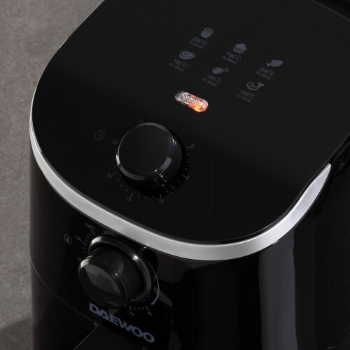 Daewoo Daewoo Compact Air Fryer 2 Litre Mini Space Saving Energy Efficient Adjustable Thermostat 2