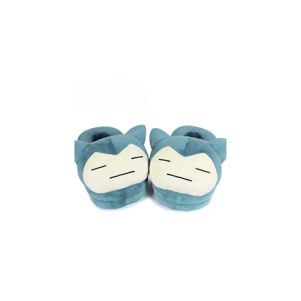 Bonxaif (Snorlax) Pikachu Super Mario Sylveon Plush Slippers Home Winter Plush Shoes Multicoloured