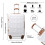 (White) 1 or 4 Pieces Lightweight Hard Shell ABS Suitcase With TSA Lock 14