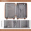 (White) 1 or 4 Pieces Lightweight Hard Shell ABS Suitcase With TSA Lock 7