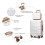(White) 1 or 4 Pieces Lightweight Hard Shell ABS Suitcase With TSA Lock 4