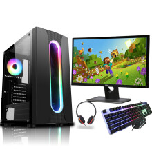 Gaming PC Bundle Intel Core i7 16GB RAM 120GB 1TB HDD GT 710 Windows 10 - Refurbished