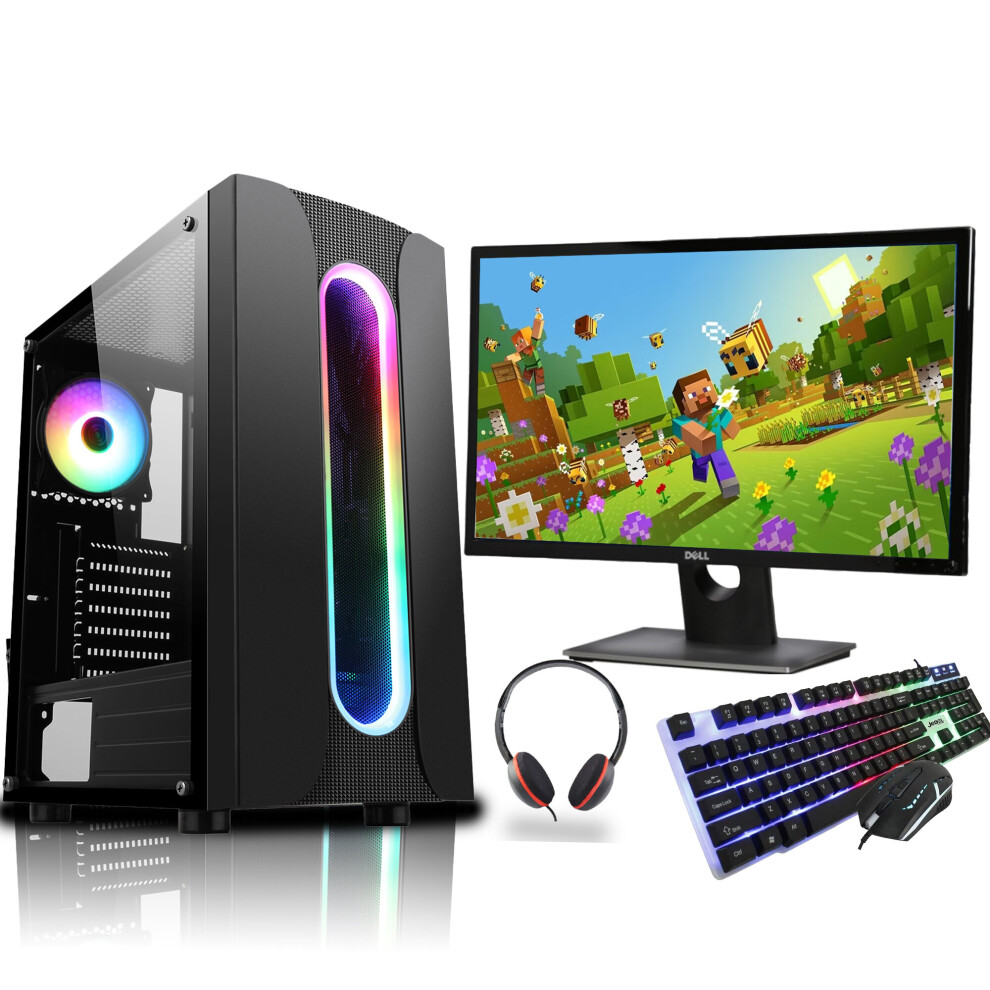 Gaming PC Bundle Intel Core i7 16GB RAM 1TB HDD GT 710 Windows 10