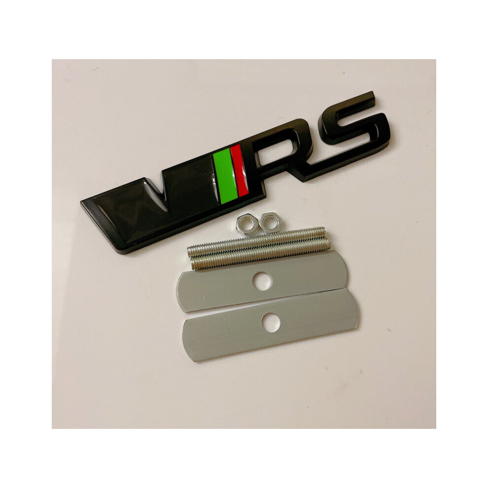 Vrs Front Grill Emblem Badge Kit For Skoda Fabia Octavia Black 4754135867507
