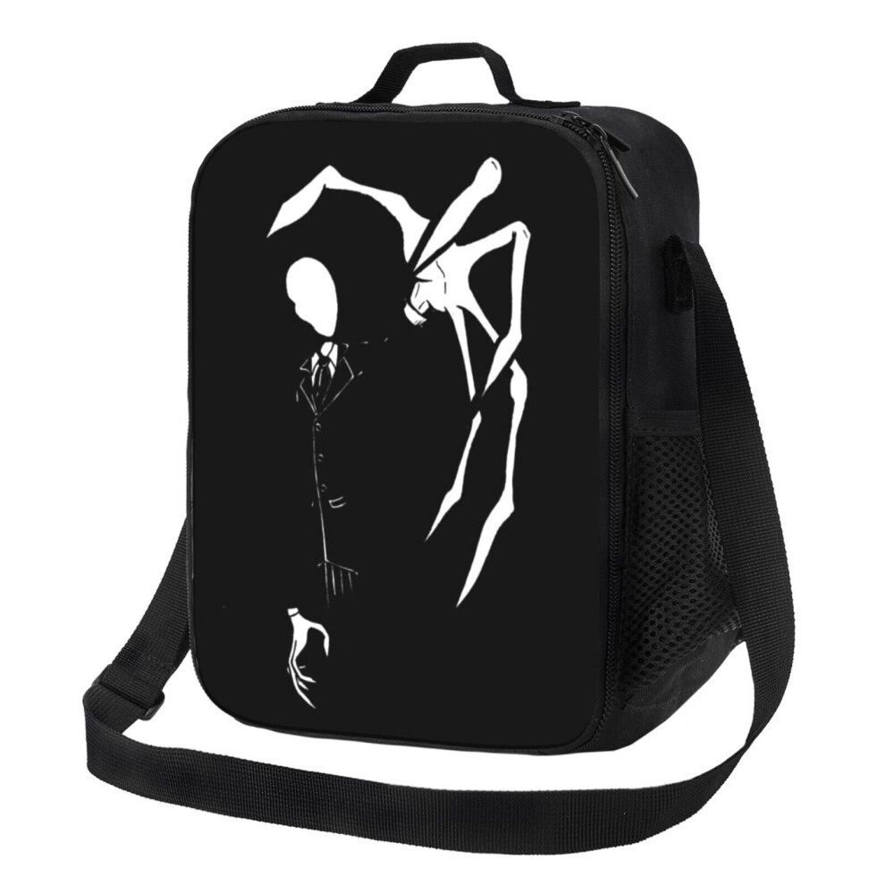 Kids Lunch Bag Slender Man Insulated Tote Box for Girls Boys Back to School