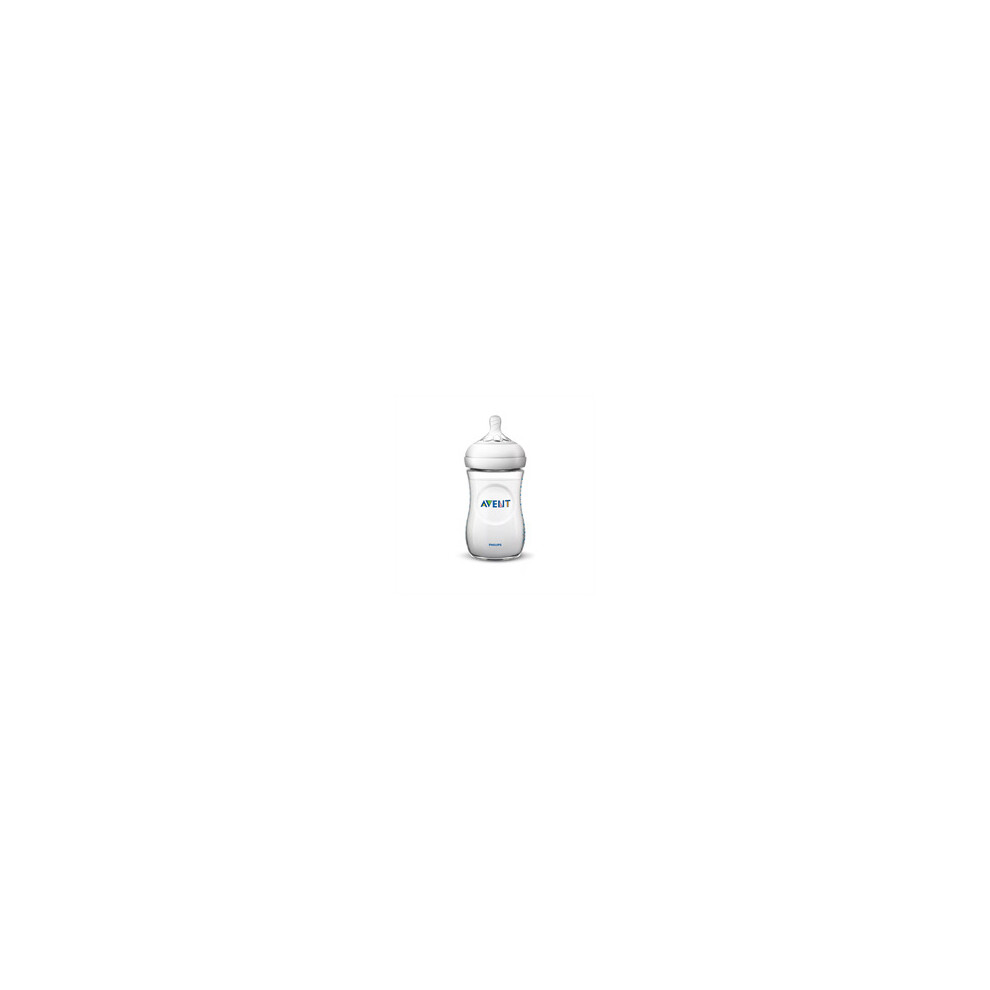 Natural Feeding Bottle 9Oz/260Ml - Transparent Philips Avent