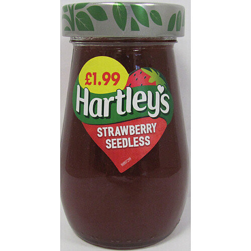 Hartley's Best Seedless Strwaberry Jam 300g ( pack of 6 )