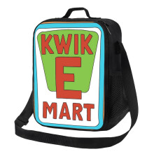 Kids Lunch Bag Kwik E Mart Simpsons Logo Insulated Tote Box for Girls Boys Back to School