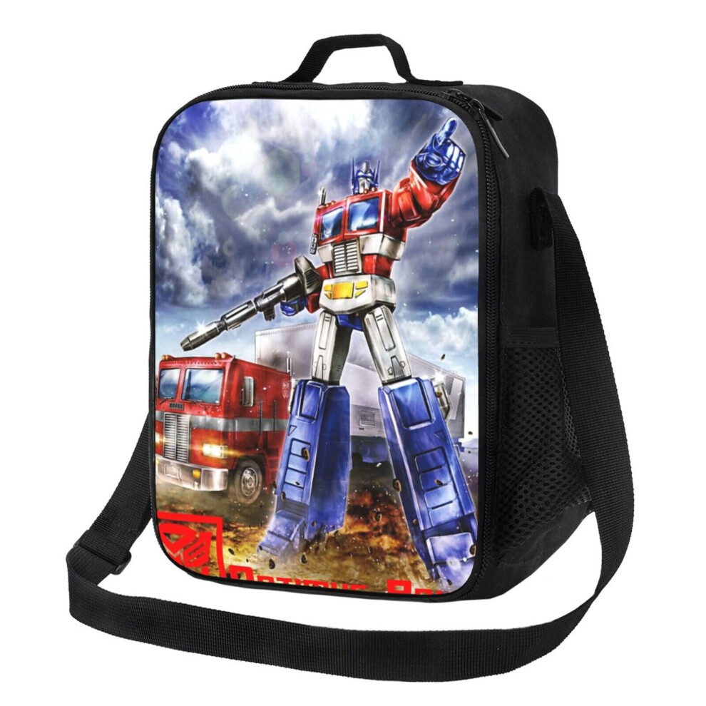 Kids Lunch Bag MP44 Optimus Prime Insulated Tote Box for Girls Boys Back to School