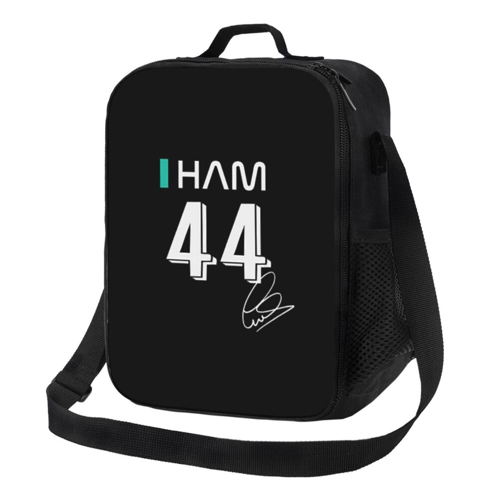 Kids Lunch Bag Lewis Hamilton 44 - F1 2023 Insulated Tote Box for Girls Boys Back to School