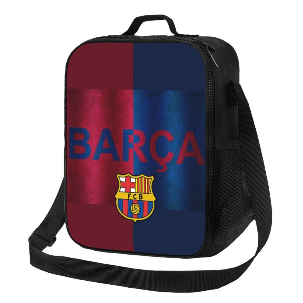 Kids Lunch Bag FC Barcelona Insulated Tote Box for Girls Boys Back to School