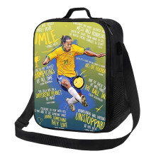 Kids Lunch Bag Ronaldinho Art Insulated Tote Box for Girls Boys Back to School