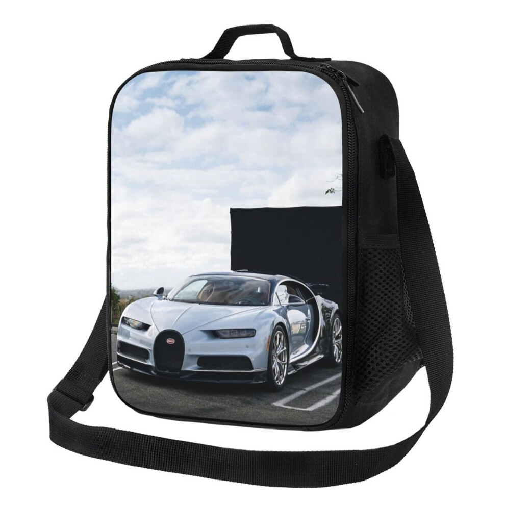 Kids Lunch Bag Bugatti Chiron Insulated Tote Box for Girls Boys Back to School