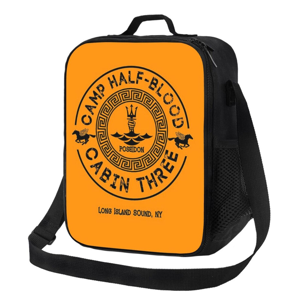 Bearlad Kids Lunch Bag Percy Jackson - Camp Half-Blood - Cabin Three - Poseidon Insulated Tote Box For Girls Boys Back To School