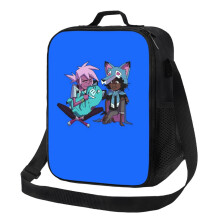 Kids Lunch Bag Kipo, Wolf & Mandu - Kipo And The Age Of Wonderbeasts Insulated Tote Box for Girls Boys Back to School