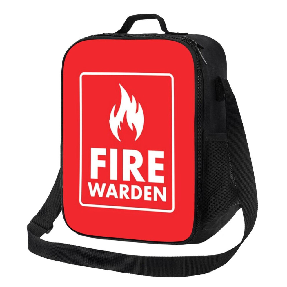 Bearlad Girls Kids Lunch Bag Fire Warden Insulated Tote Box For Boys Back To School