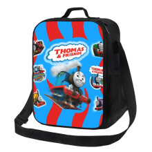 Kids Lunch Bag Thomas Friends Abstract Insulated Tote Box for Girls Boys Back to School