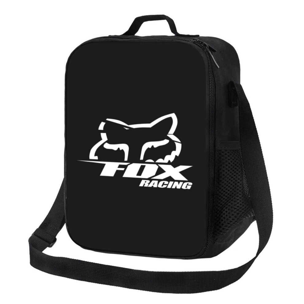 Kids Lunch Bag Best Of Fox Racing Black White Insulated Tote Box for Girls Boys Back to School