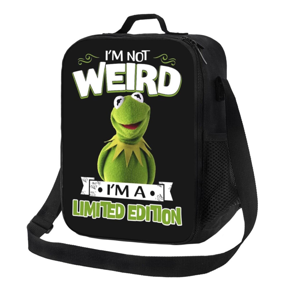 Kids Lunch Bag Muppet Kermit Frog I'm Not Weird I'm A Limited Edition Insulated Tote Box for Girls Boys Back to School