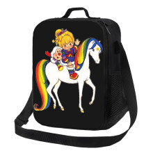 Kids Lunch Bag Rainbow Brite Insulated Tote Box for Girls Boys Back to School