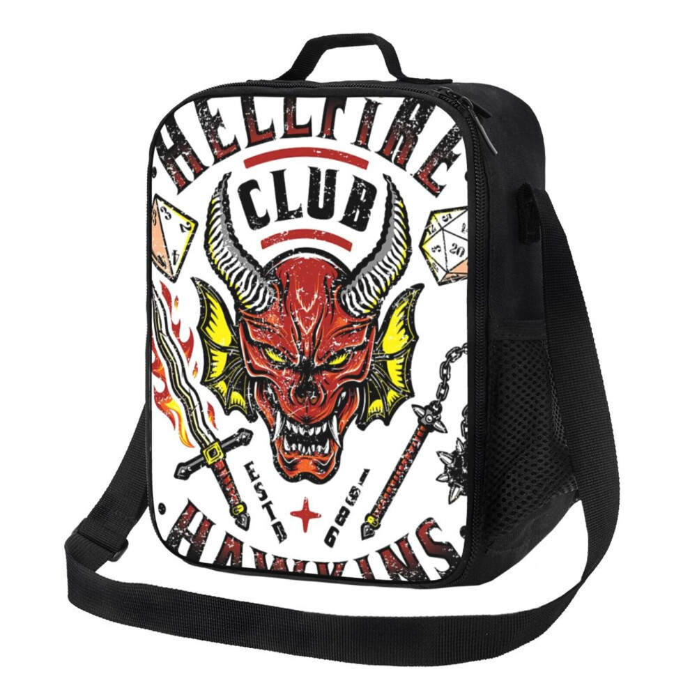 Kids Lunch Bag Hellfire Club Vintage Insulated Tote Box for Girls Boys Back to School