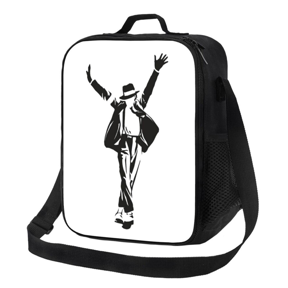 Kids Lunch Bag Michael Jackson Insulated Tote Box for Girls Boys Back to School