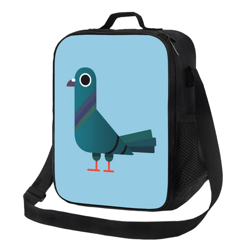 Kids Lunch Bag Pigeon Insulated Tote Box for Girls Boys Back to School