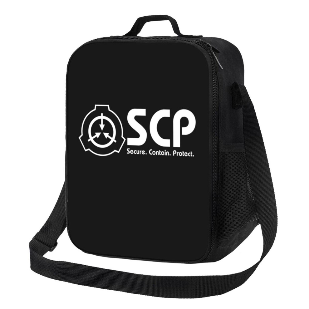 Kids Lunch Bag SCP Foundation Logo Insulated Tote Box for Girls Boys Back to School