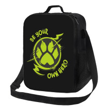 Kids Lunch Bag Miraculous Ladybug - Cat Noir Be Your Own Hero Insulated Tote Box for Girls Boys Back to School