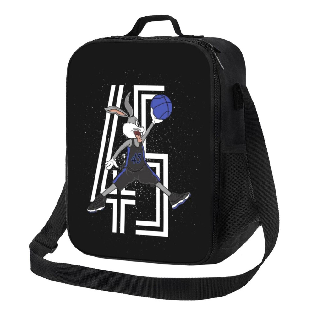 Kids Lunch Bag Jordan 11s Bugs Space Jams 45 Air Jordan Insulated Tote Box for Girls Boys Back to School