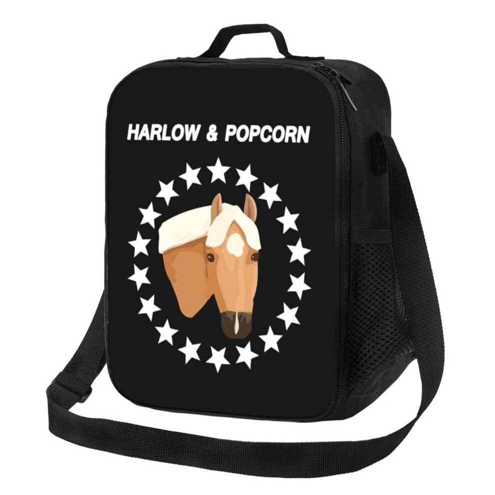 Kids Lunch Bag Harlow And Popcorn Merch Popcorn The Pony Insulated Tote Box for Girls Boys Back to School