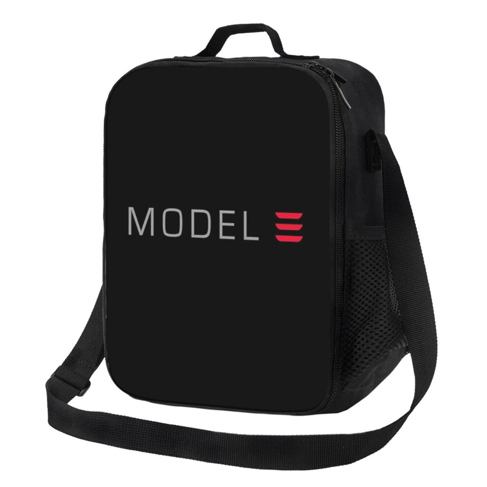 Kids Lunch Bag Tesla #model3 Insulated Tote Box for Girls Boys Back to School