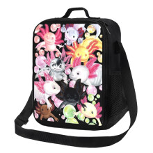 Kids Lunch Bag The Axolotls Insulated Tote Box for Girls Boys Back to School