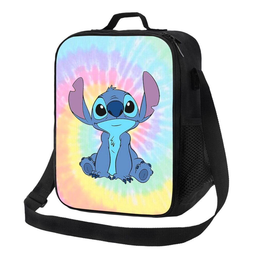 Kids Lunch Bag Colorfull Stitch Insulated Tote Box for Girls Boys Back to School