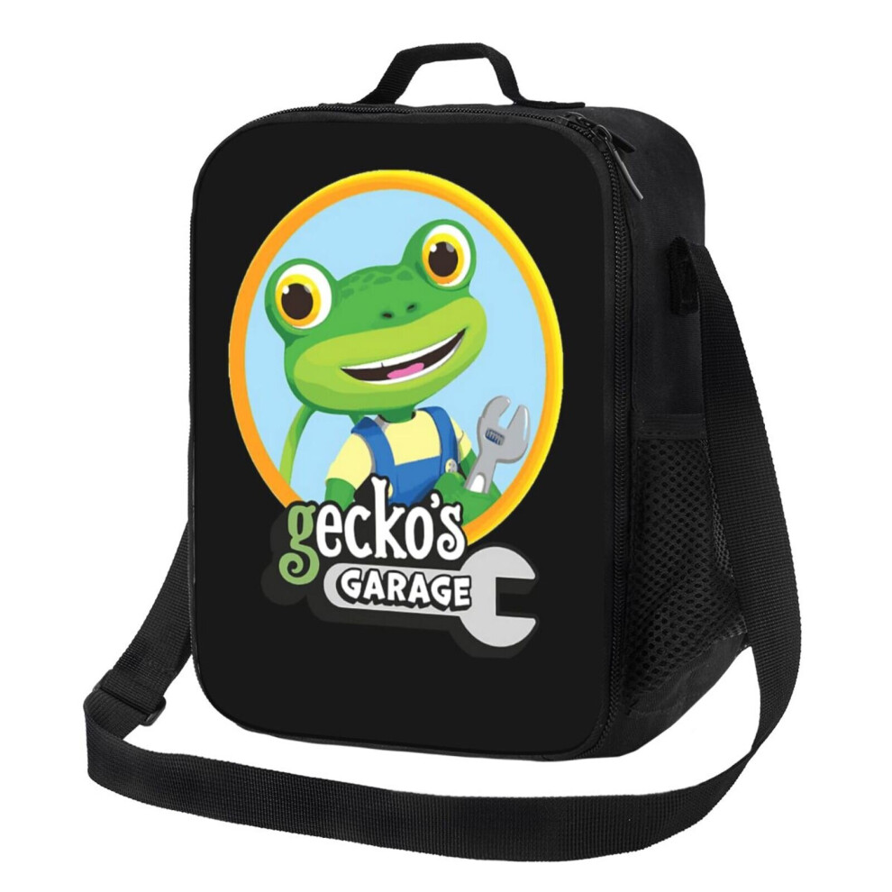 Kids Lunch Bag Kids Garage Gecko's GG Insulated Tote Box for Girls Boys Back to School