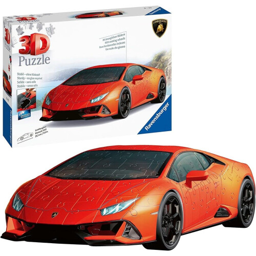Ravensburger Ravensburger Orange Lamborghini Huracan 3D Jigsaw Puzzle