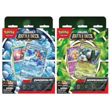 Pokémon TCG: Meowscarada ex or Quaquaval ex Deluxe Battle Deck