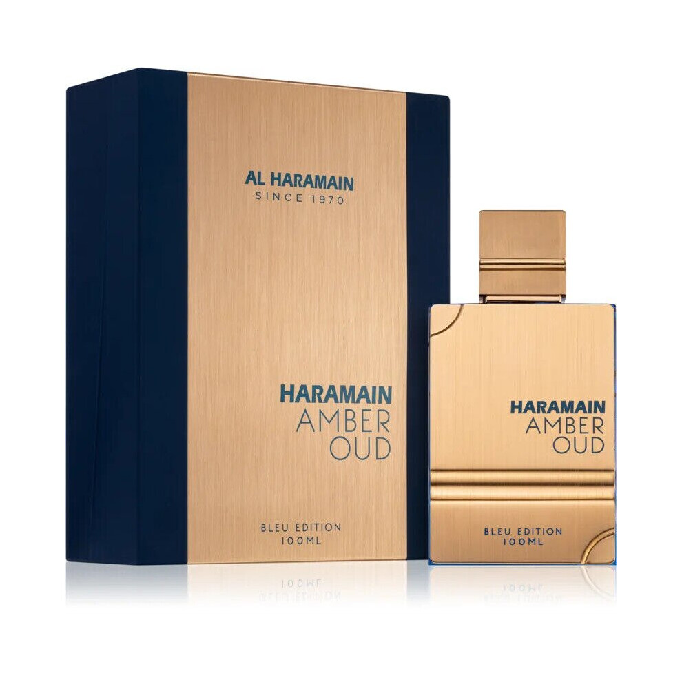 Al Haramain Amber Oud unisex Eau De Parfum Spray (Blue Edition) 3.4 oz