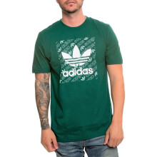 (Green, S) ADIDAS MONOGRAM Mens T Shirts Short Sleeve Summer Crew Neck Casual Cotton Tee