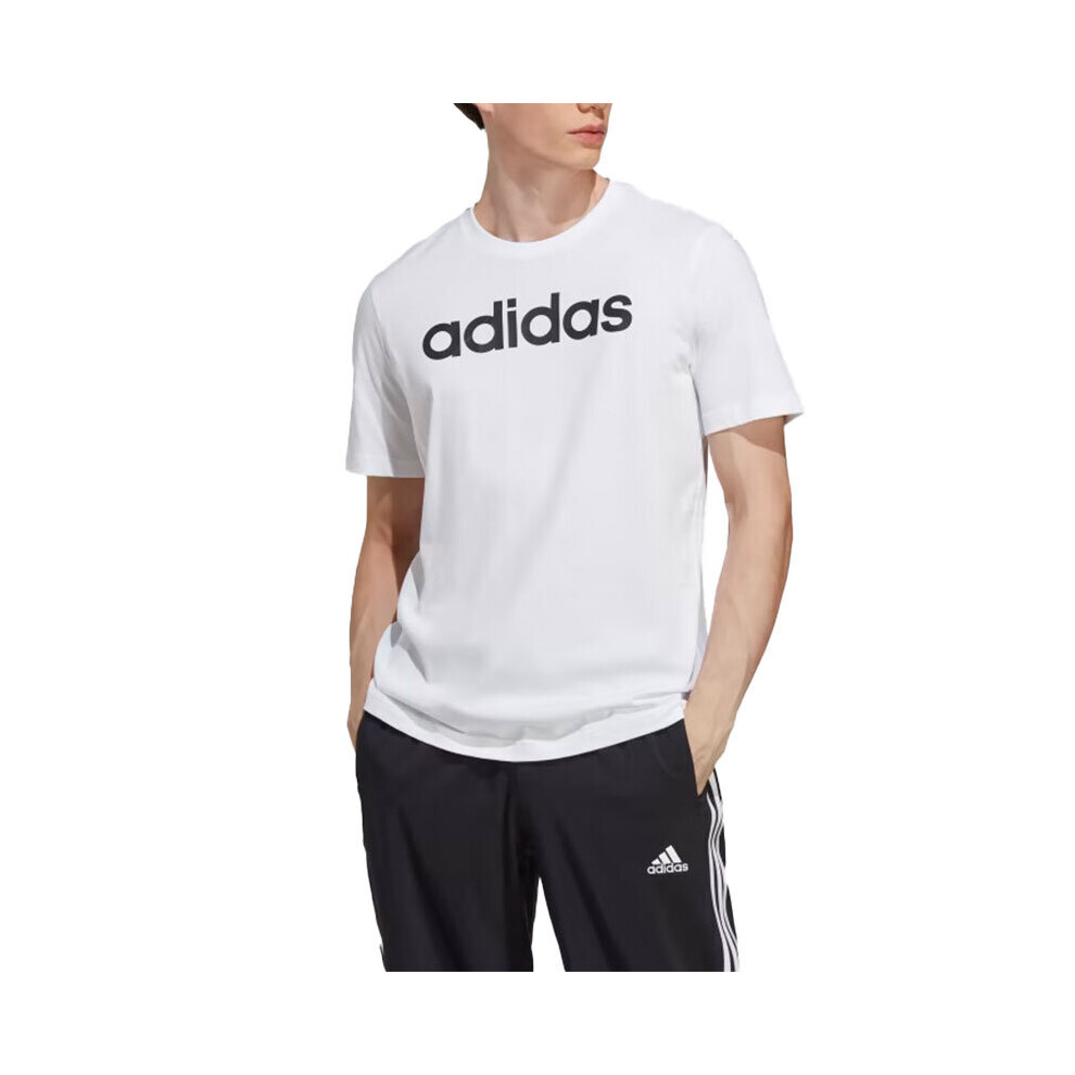 (White, XS) ADIDAS IC9276 Mens T Shirts Crew Neck Short Sleeve White Casual Summer Tee New