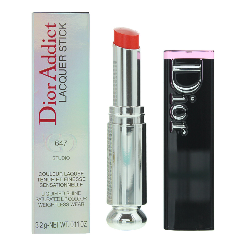 Dior Red Christian Addict Lipstick Lacquer 3.2G #647 Studio