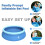 (8FT) AAMEN Blue Inflatable swimming pool Prompt Set Pool 5