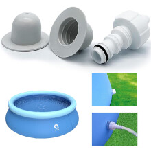 (10FT) AAMEN Blue Inflatable swimming pool Prompt Set Pool